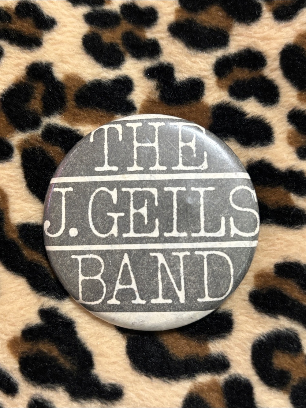 THE J. GEILS BAND 🎸 Vintage Pinback Button Blues Rock Music 70s Peter Wolf
